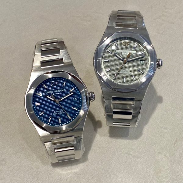 4F|GIRARAD-PERREGAUX(ジラール・ペルゴ) ≪38㎜に新色2型登場!≫ ロレアート セージグリーン & ロレアート ミッドナイトブルー