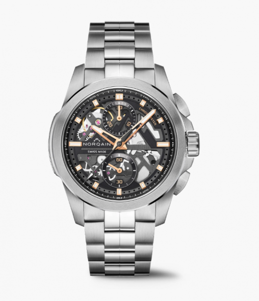 【NORQAIN】INDEPENDENCE SKELETON CHRONO 42MM（インディペンデンス スケルトン クロノ 42MM）/ NN3200SC/B323【再入荷】