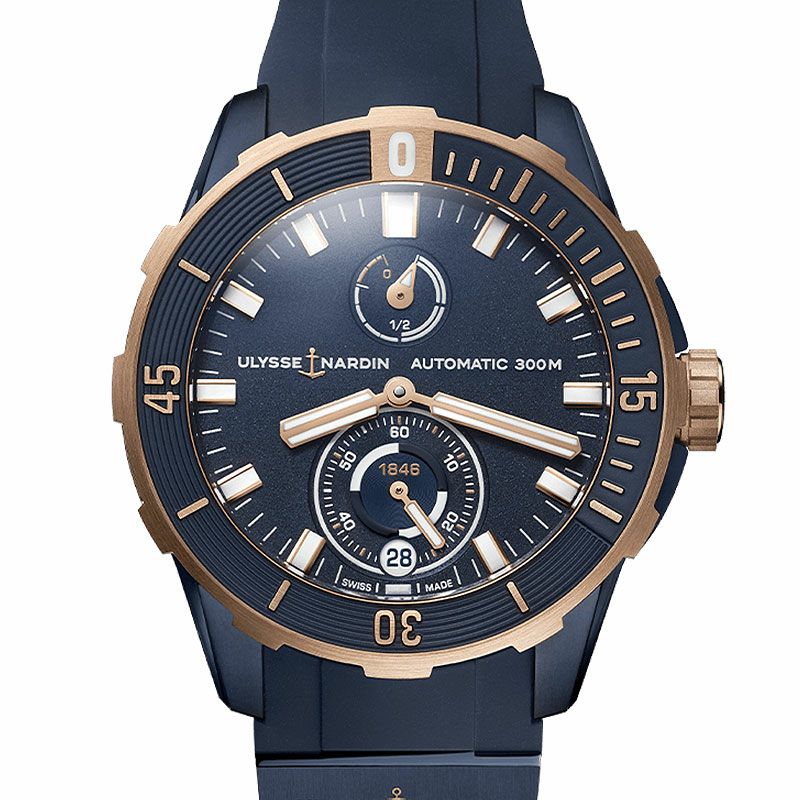 ULYSSE NARDIN Diver Chronometer 44mm ユリス・ナルダン ダイバー クロノメーター 44mm 1185-170-3/BLUE