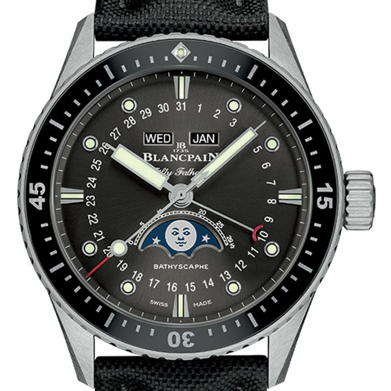 BLANCPAIN FIFTY FATHOMS BATHYSCAPHE COMPLET CALENDAR ブランパン フィフティ ファゾムス バチスカーフ コンプリート カレンダー 5054-1110-B52A