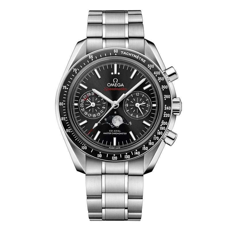 OMEGA SPEEDMASTER MOONWATCH OMEGA MASTER CHRONOMETER MOONPHASE CHRONOGRAPH 44.25MM オメガ スピードマスター ムーンフェイズ コーアクシャル マスター クロノメーター ムーンフェイズ クロノグラフ 44.25MM 304.30.44.52.01.001
