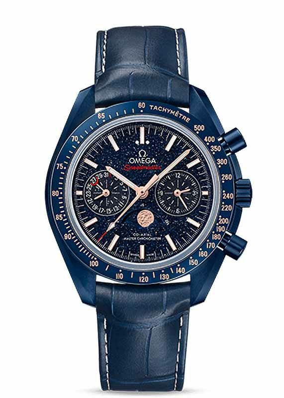 OMEGA SPEEDMASTER MOONWATCH CO-AXIAL MASTER CHRONOMETER MOONPHASE CHRONOGRAPH 44.25MM オメガ スピードマスター ムーンフェイズ コーアクシャル マスター クロノメーター ムーンフェイズ クロノグラフ 44.25MM ブルー サイド オブ ザ ムーン 304.93.44.52.03.002