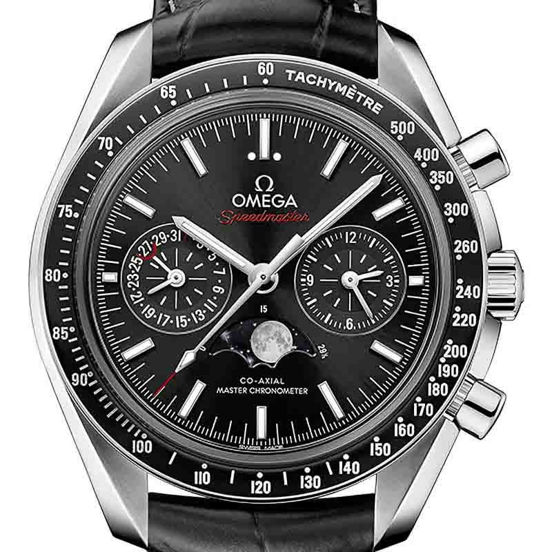 OMEGA SPEEDMASTER MOONWATCH OMEGA MASTER CHRONOMETER MOONPHASE CHRONOGRAPH 44.25MM オメガ スピードマスター ムーンフェイズ コーアクシャル マスター クロノメーター ムーンフェイズ クロノグラフ 44.25MM 304.33.44.52.01.001
