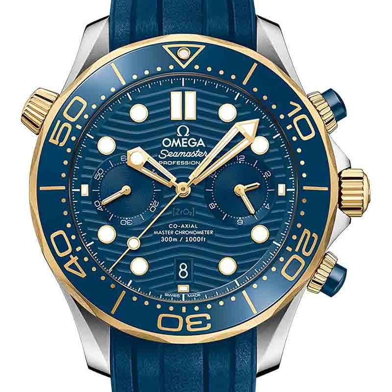 OMEGA SEAMASTER DIVER 300M OMEGA CO-AXIAL MASTER CHRONOMETER CHRONOGRAPH 44MM オメガ シーマスター ダイバー 300M オメガ コーアクシャル マスター クロノメーター クロノグラフ 44MM 210.22.44.51.03.001