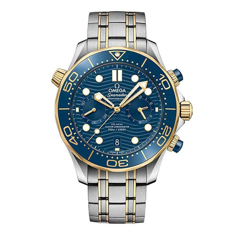 OMEGA SEAMASTER DIVER 300M OMEGA CO-AXIAL MASTER CHRONOMETER CHRONOGRAPH 44MM オメガ シーマスター ダイバー 300M オメガ コーアクシャル マスター クロノメーター クロノグラフ 44MM 210.20.44.51.03.001