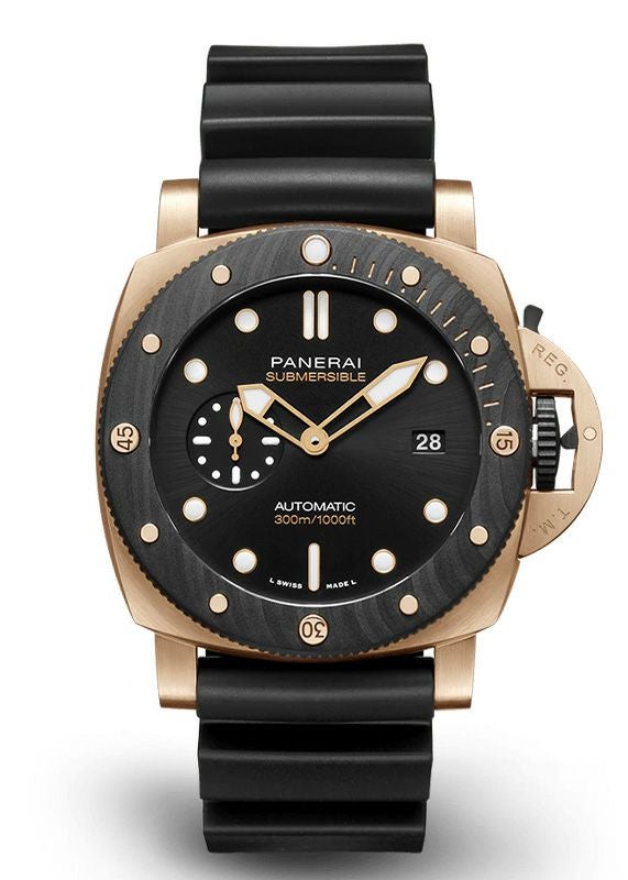 PANERAI SUBMERSIBLE QUARANTAQUATTRO パネライ サブマーシブル クアランタクアトロ ゴールドテック(TM) オロカーボ PAM02070