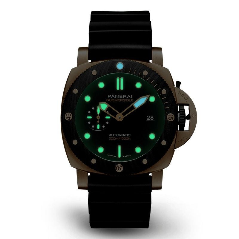 PANERAI SUBMERSIBLE QUARANTAQUATTRO パネライ サブマーシブル クアランタクアトロ ゴールドテック(TM) オロカーボ PAM02070