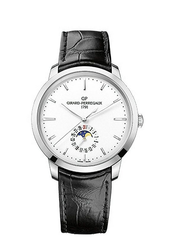 GIRARD-PERREGAUX 1966 DATE AND MOON PHASES ジラール・ペルゴ 1966 デイト&ムーンフェイズ 49545-11-131-BB60