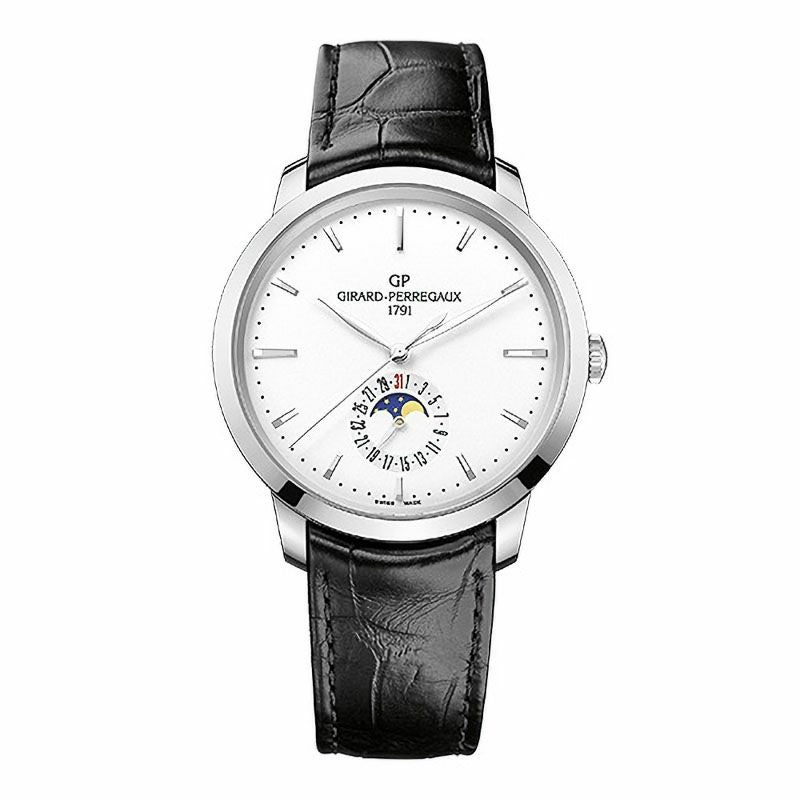 GIRARD-PERREGAUX 1966 DATE AND MOON PHASES ジラール・ペルゴ 1966 デイト&ムーンフェイズ 49545-11-131-BB60