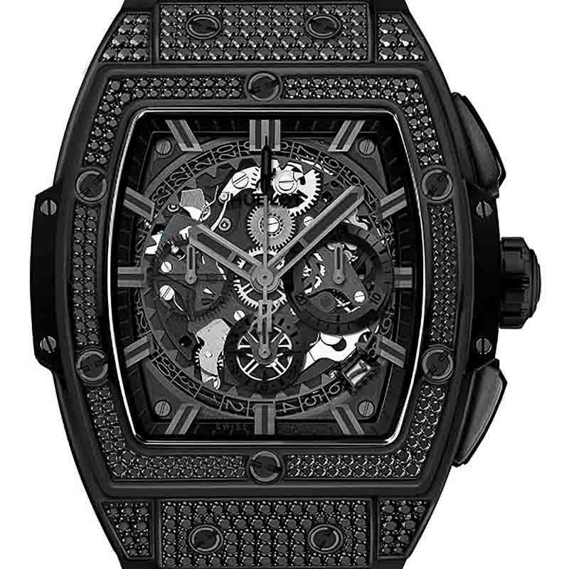 HUBLOT SPIRIT OF BIG BANG ALL BLACK PAVE ウブロ スピリット オブ ビッグ・バン オールブラック パヴェ 642.CI.0110.RX.1700
