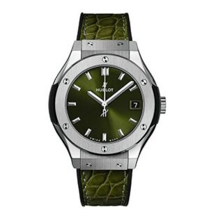 HUBLOT CLASSIC FUSION TITANIUM GREEN ウブロ クラシック・フュージョン チタニウム グリーン 581.NX.8970.LR
