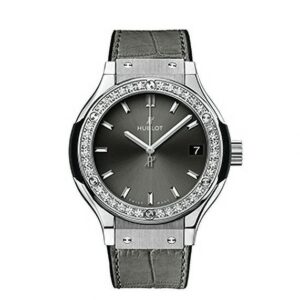 HUBLOT CLASSIC FUSION TITANIUM RACING GRAY DIAMONDS ウブロ クラシック・フュージョン チタニウム レーシンググレー ダイヤモンド 581.NX.7071.LR.1104