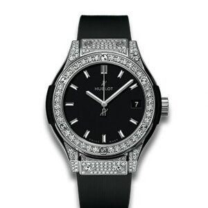 HUBLOT CLASSIC FUSION TITANIUM PAVE ウブロ クラシック・フュージョン チタニウム パヴェ 581.NX.1171.RX.1704