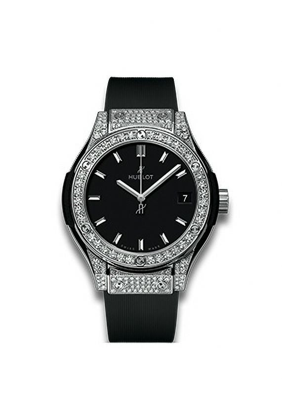 HUBLOT CLASSIC FUSION TITANIUM PAVE ウブロ クラシック・フュージョン チタニウム パヴェ 581.NX.1171.RX.1704