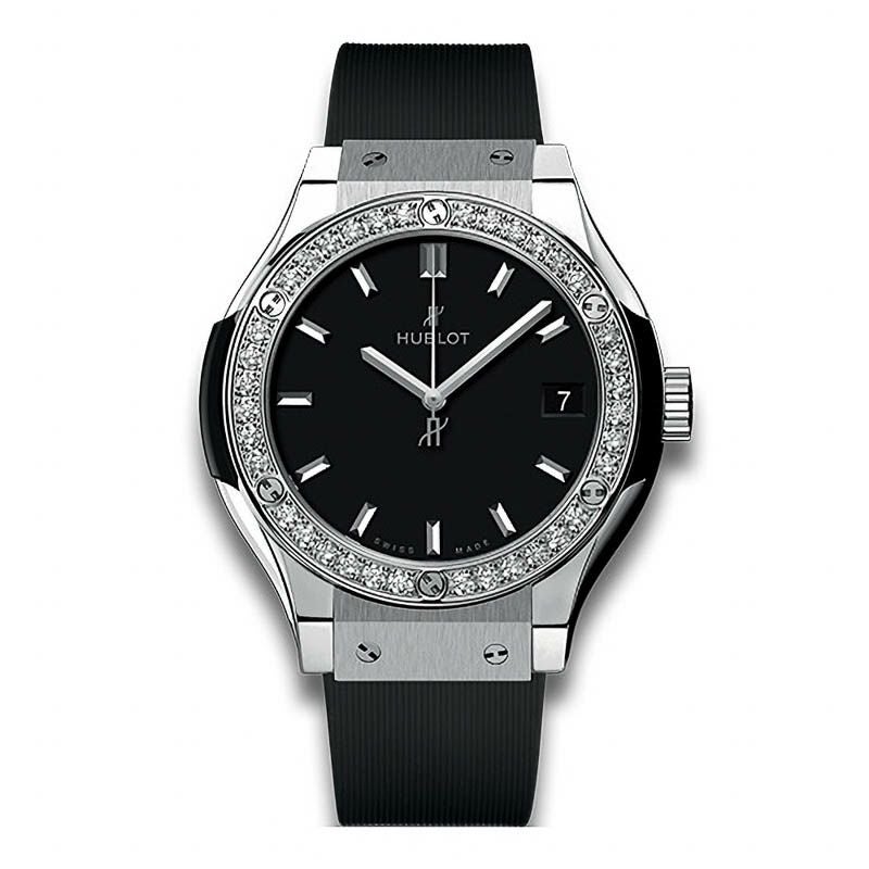 HUBLOT CLASSIC FUSION TITANIUM DIAMONDS ウブロ クラシック・フュージョン チタニウム ダイヤモンド 581.NX.1171.RX.1104