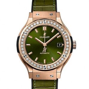 HUBLOT CLASSIC FUSION KING GOLD GREEN DIAMONDS ウブロ クラシック・フュージョン キングゴールド グリーン ダイヤモンド 565.OX.8980.LR.1204