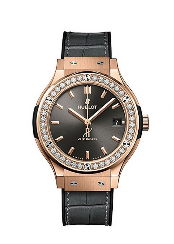 HUBLOT CLASSIC FUSION KING GOLD RACING GRAY DIAMONDS ウブロ クラシック・フュージョン キングゴールド レーシンググレー ダイヤモンド 565.OX.7081.LR.1204