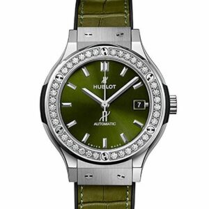 HUBLOT CLASSIC FUSION TITANIUM GREEN DIAMONDS ウブロ クラシック・フュージョン チタニウム グリーン ダイヤモンド 565.NX.8970.LR.1204