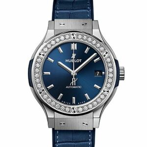 HUBLOT CLASSIC FUSION TITANIUM BLUE DIAMONDS ウブロ クラシック・フュージョン チタニウム ブルー ダイヤモンド 565.NX.7170.LR.1204