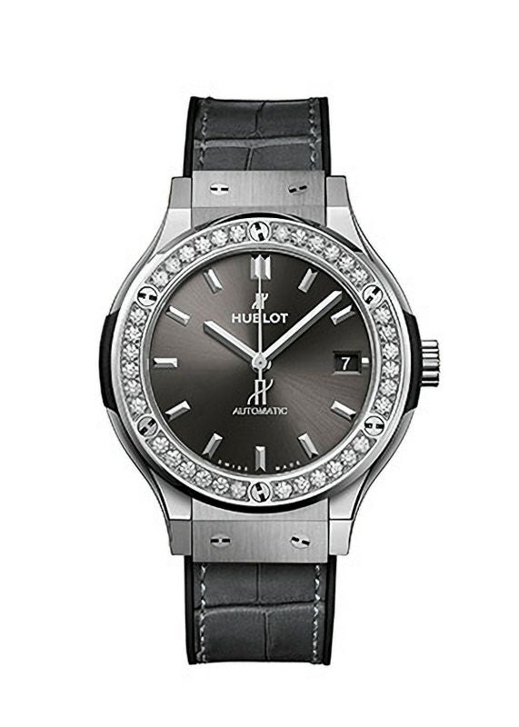 HUBLOT CLASSIC FUSION TITANIUM RACING GRAY DIAMONDS ウブロ クラシック・フュージョン チタニウム レーシンググレー ダイヤモンド 565.NX.7071.LR.1204
