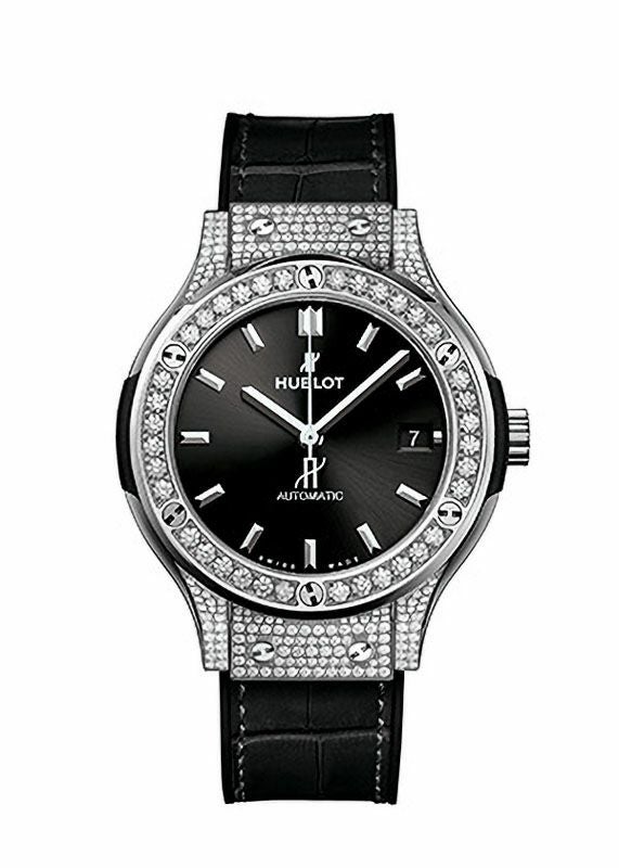 HUBLOT CLASSIC FUSION TITANIUM PAVE ウブロ クラシック・フュージョン チタニウム パヴェ 565.NX.1470.LR.1604
