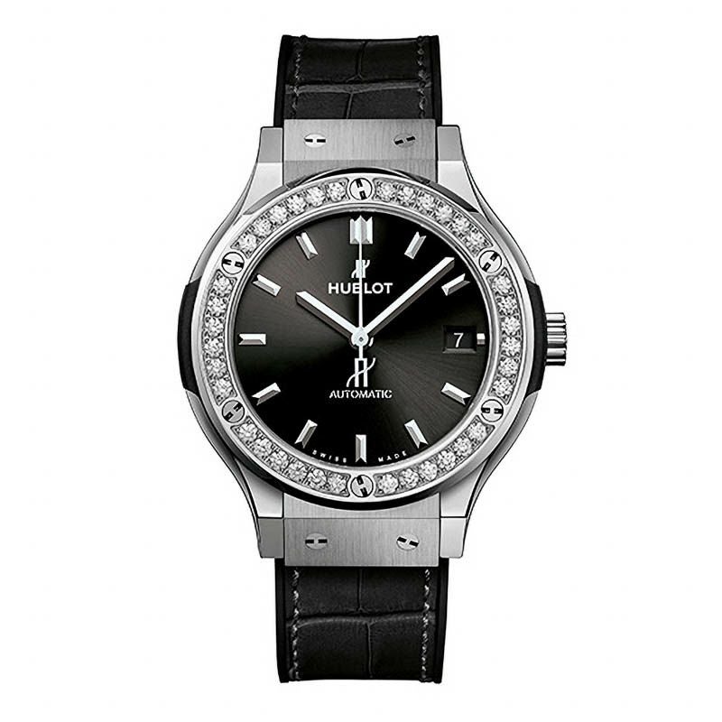 HUBLOT CLASSIC FUSION TITANIUM DIAMONDS ウブロ クラシック・フュージョン チタニウム ダイヤモンド 565.NX.1470.LR.1204
