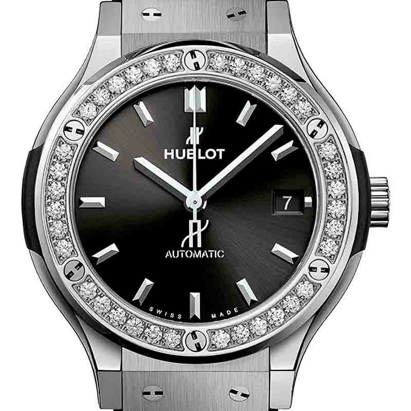 HUBLOT CLASSIC FUSION TITANIUM DIAMONDS ウブロ クラシック・フュージョン チタニウム ダイヤモンド 565.NX.1470.LR.1204