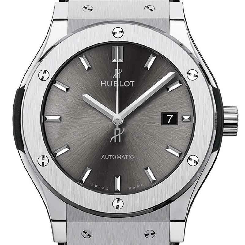 HUBLOT CLASSIC FUSION RACING GRAY TITANIUM ウブロ クラシック・フュージョン チタニウム レーシンググレー 542.NX.7071.LR