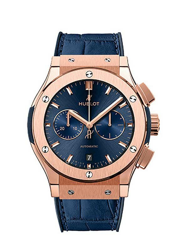 HUBLOT CLASSIC FUSION CHRONOGRAPH KING GOLD BLUE ウブロ クラシック・フュージョン クロノグラフ キングゴールド ブルー 541.OX.7180.LR