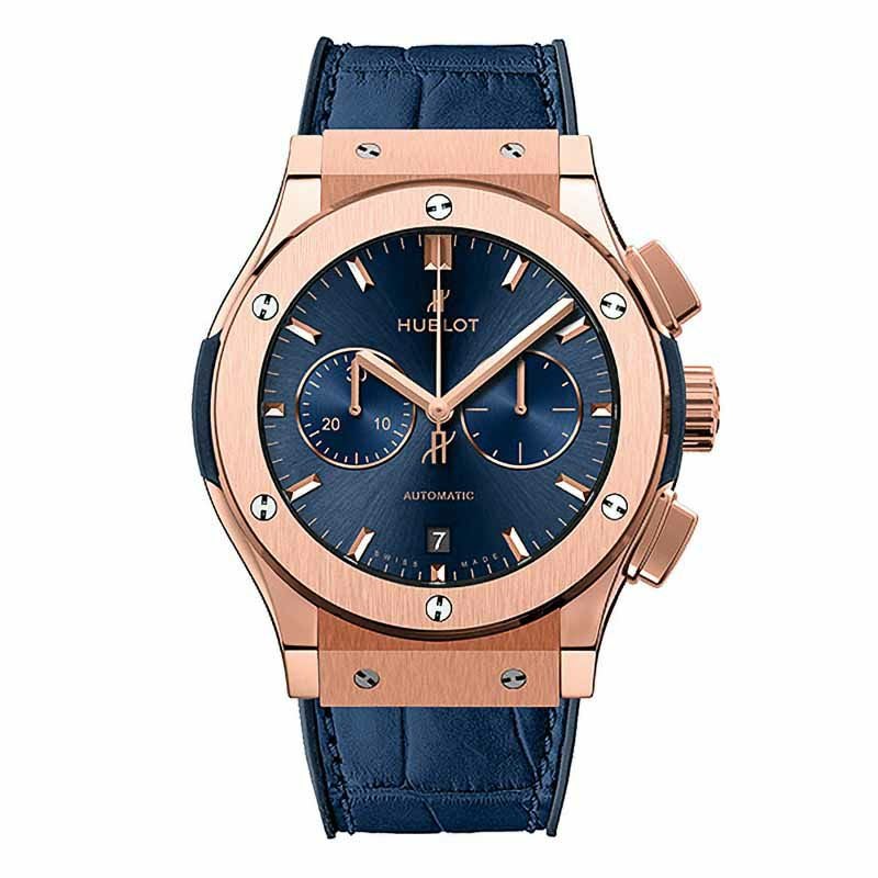 HUBLOT CLASSIC FUSION CHRONOGRAPH KING GOLD BLUE ウブロ クラシック・フュージョン クロノグラフ キングゴールド ブルー 541.OX.7180.LR