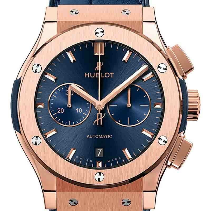 HUBLOT CLASSIC FUSION CHRONOGRAPH KING GOLD BLUE ウブロ クラシック・フュージョン クロノグラフ キングゴールド ブルー 541.OX.7180.LR
