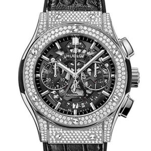 HUBLOT AERO FUSION TITANIUM PAVE ウブロ アエロ・フュージョン クロノグラフ チタニウム パヴェ 525.NX.0170.LR.1704