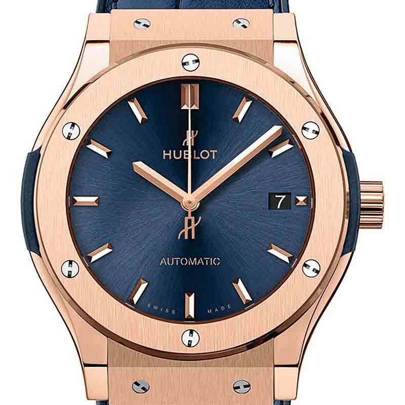 HUBLOT CLASSIC FUSION KING GOLD BLUE ウブロ クラシック・フュージョン キングゴールド ブルー 511.OX.7180.LR