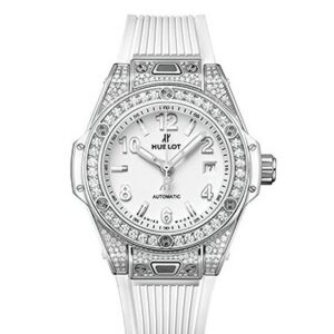 HUBLOT BIG BANG ONE CLICK STEEL WHITE PAVE ウブロ ビッグ・バン ワンクリック スチールホワイト パヴェ 485.SE.2010.RW.1604