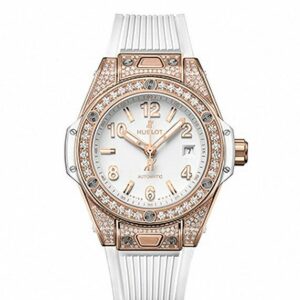 HUBLOT BIG BANG ONE CLICK KING GOLD WHITE PAVE ウブロ ビッグ・バン ワンクリック キングゴールド ホワイト パヴェ 485.OE.2080.RW.1604