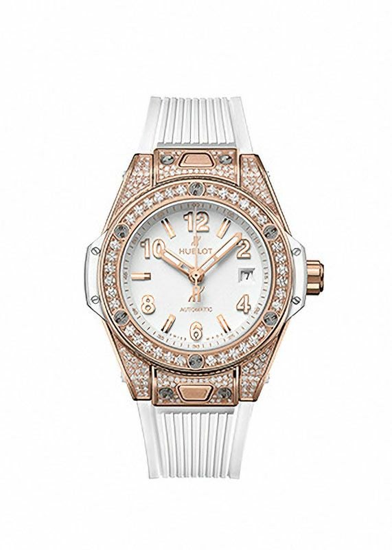 HUBLOT BIG BANG ONE CLICK KING GOLD WHITE PAVE ウブロ ビッグ・バン ワンクリック キングゴールド ホワイト パヴェ 485.OE.2080.RW.1604