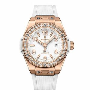 HUBLOT BIG BANG ONE CLICK KING GOLD WHITE DIAMONDS ウブロ ビッグ・バン ワンクリック キングゴールド ホワイト ダイヤモンド 485.OE.2080.RW.1204