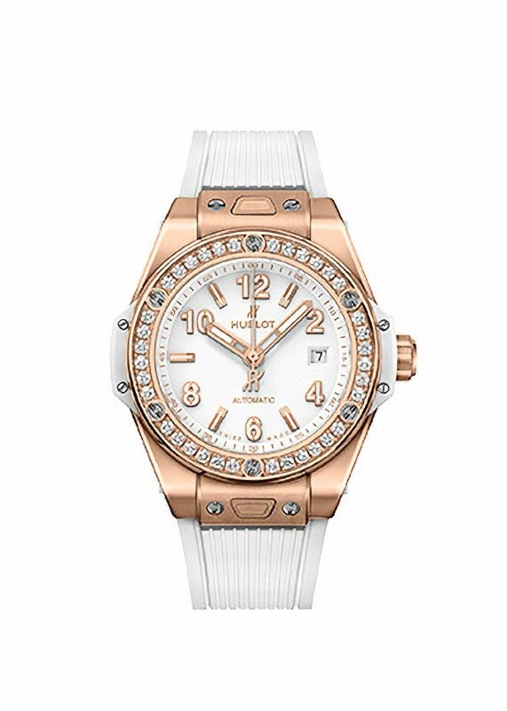 HUBLOT BIG BANG ONE CLICK KING GOLD WHITE DIAMONDS ウブロ ビッグ・バン ワンクリック キングゴールド ホワイト ダイヤモンド 485.OE.2080.RW.1204