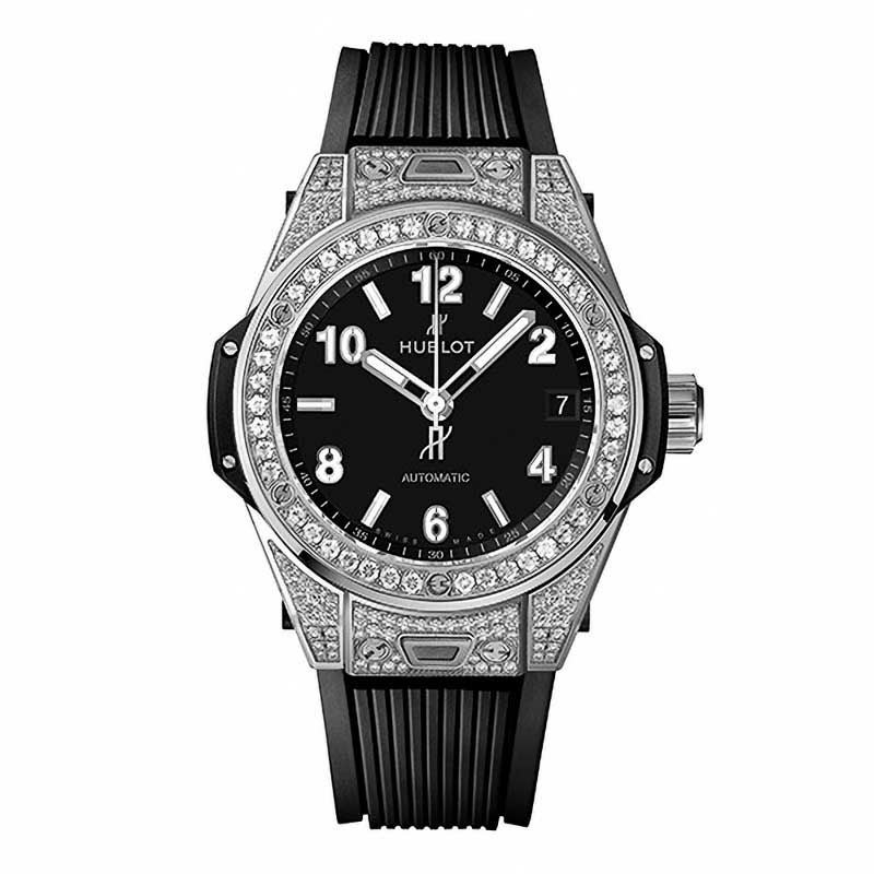 HUBLOT BIG BANG ONE CLICK STEEL PAVE ウブロ ビッグ・バン ワンクリック スチール パヴェ 465.SX.1170.RX.1604