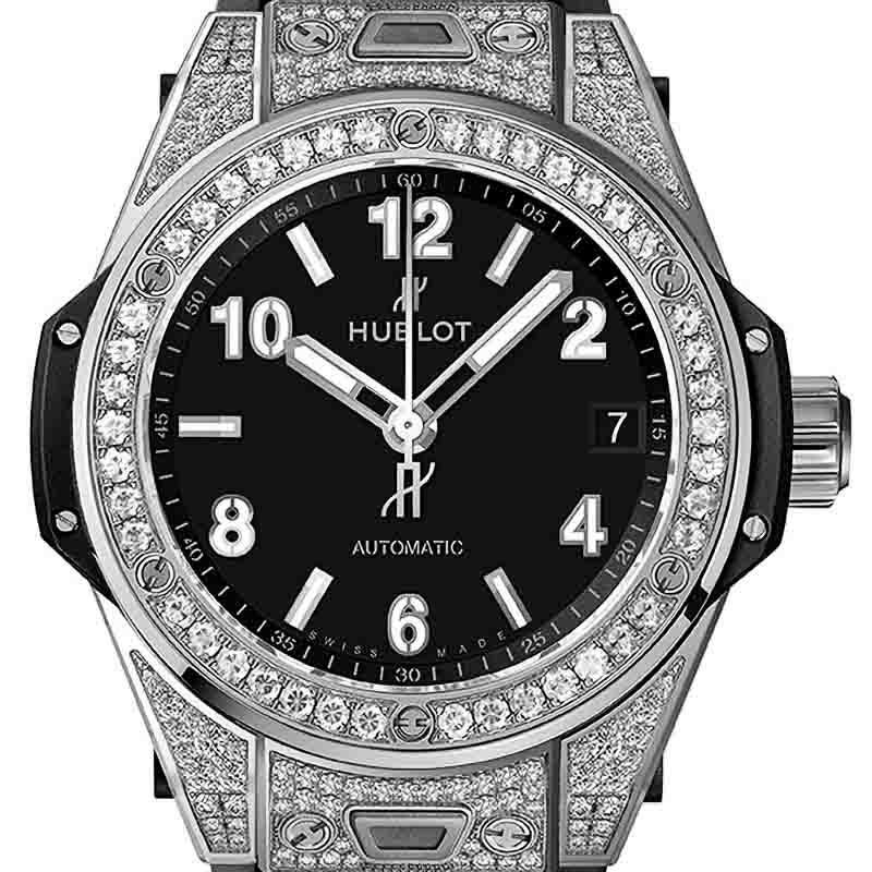 HUBLOT BIG BANG ONE CLICK STEEL PAVE ウブロ ビッグ・バン ワンクリック スチール パヴェ 465.SX.1170.RX.1604