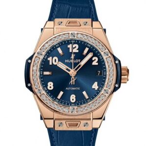 HUBLOT BIG BANG ONE CLICK KING GOLD BLUE DIAMONDS ウブロ ビッグ・バン ワンクリック キングゴールド ブルー ダイヤモンド 465.OX.7180.LR.1204