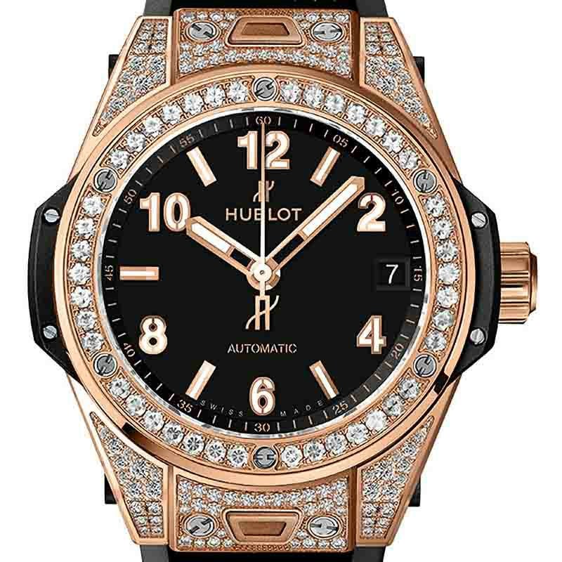 HUBLOT BIG BANG ONE CLICK KING GOLD PAVE ウブロ ビッグ・バン ワンクリック キングゴールド パヴェ 465.OX.1180.RX.1604