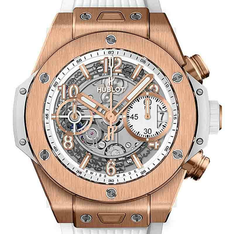 HUBLOT BIG BANG UNICO KING GOLD WHITE ウブロ ビッグ・バン ウニコ キングゴールド ホワイト 441.OE.2011.RW