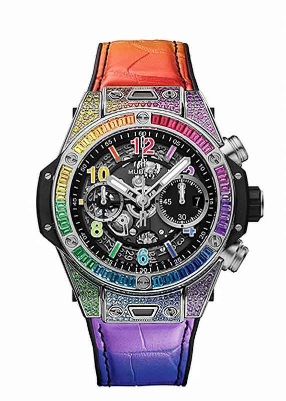 HUBLOT BIG BANG UNICO TITANIUM RAINBOW ウブロ ビッグ・バン ウニコ チタニウム レインボー 441.NX.1117.LR.0999