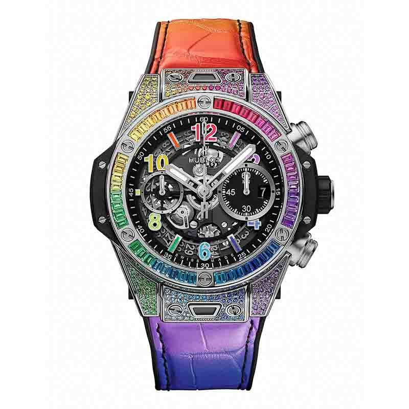 HUBLOT BIG BANG UNICO TITANIUM RAINBOW ウブロ ビッグ・バン ウニコ チタニウム レインボー 441.NX.1117.LR.0999