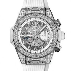 HUBLOT BIG BANG UNICO TITANIUM WHITE PAVE ウブロ ビッグ・バン ウニコ チタニウム ホワイト パヴェ 441.NE.2011.RW.1704
