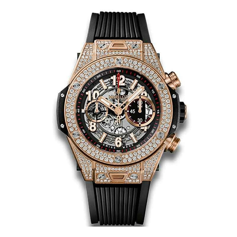 HUBLOT BIG BANG UNICO KING GOLD PAVE ウブロ ビッグ・バン ウニコ キングゴールド パヴェ 421.OX.1180.RX.1704
