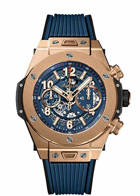 HUBLOT BIG BANG UNICO KING GOLD BLUE ウブロ ビッグ・バン ウニコ キングゴールド ブルー 421.OX.5180.RX