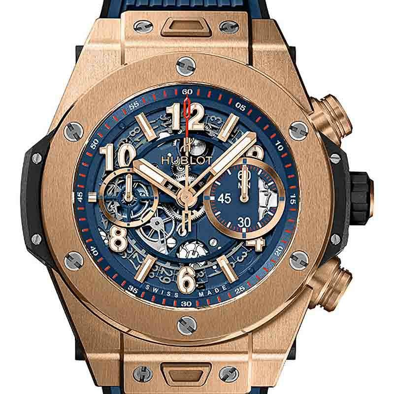 HUBLOT BIG BANG UNICO KING GOLD BLUE ウブロ ビッグ・バン ウニコ キングゴールド ブルー 421.OX.5180.RX