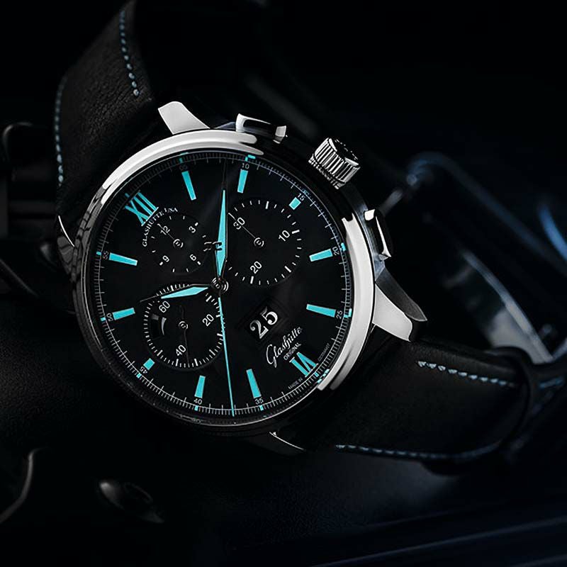 GLASHUTTE ORIGINAL Senator Chronograph Panorama Date グラスヒュッテ・オリジナル セネタ・クロノグラフ・パノラマデイト 1-37-01-03-02-55